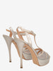 Versace Platform Sandals in Silver Leather WCV161224_73  Versace 