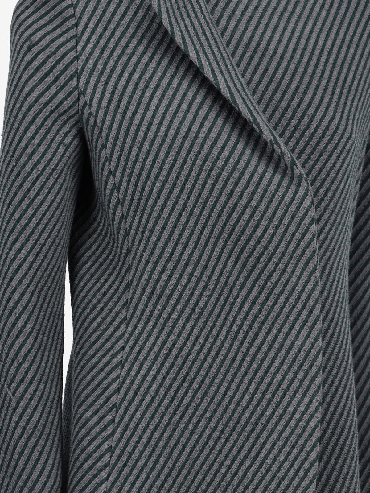 Armani Soft Cotton Blend Blazer with Striped Pattern MR311024.174  Giorgio Armani 