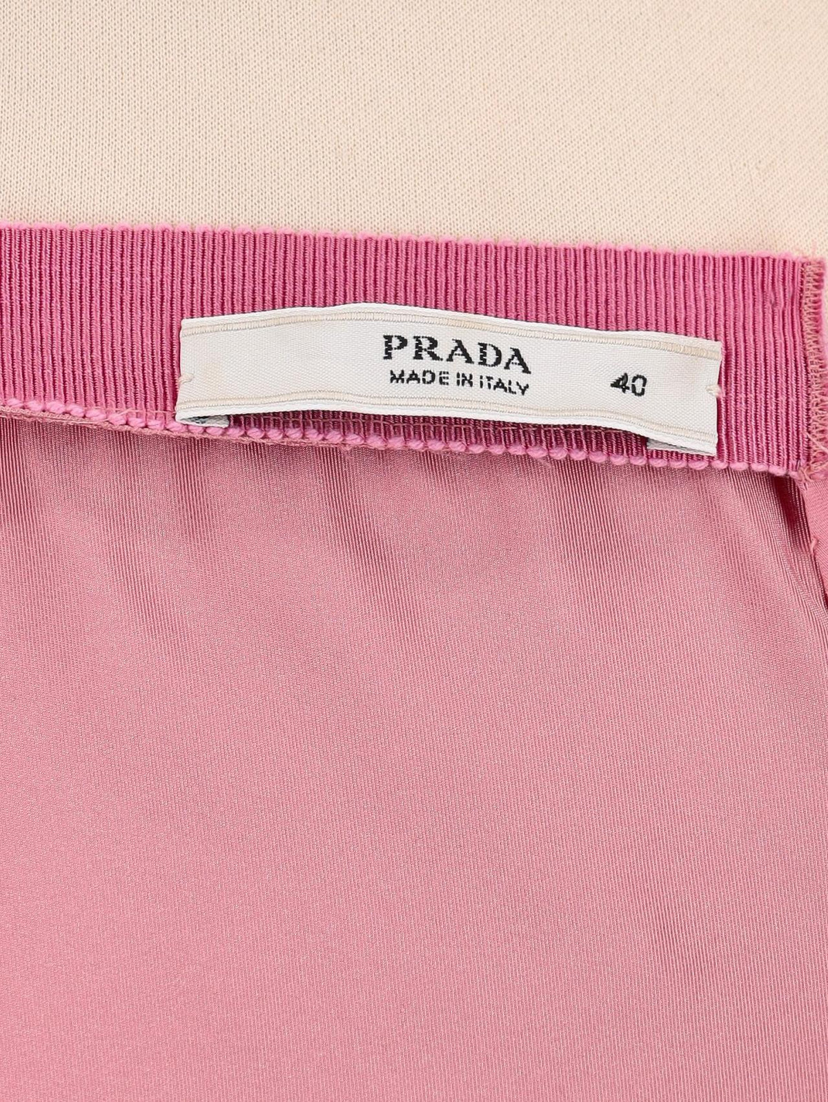 Prada Pink Silk Dress MR091024.6  Prada 