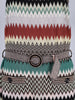 Missoni Knitted Mini Belted Dress - 80s