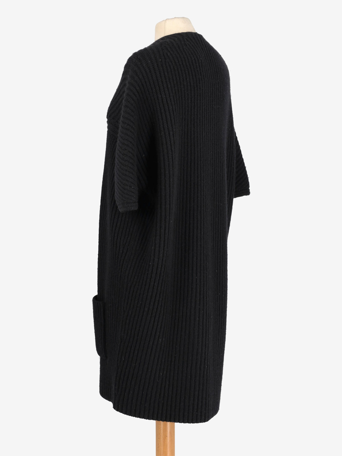 Jil Sander Black Cardigan With Short Sleeves W271125.1  Jil Sander 
