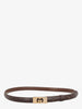 Mila Schön Leather Thin Belt