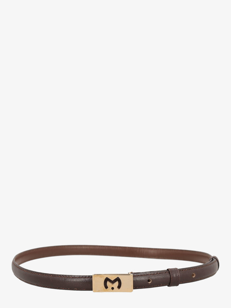 Mila Schön Leather Thin Belt