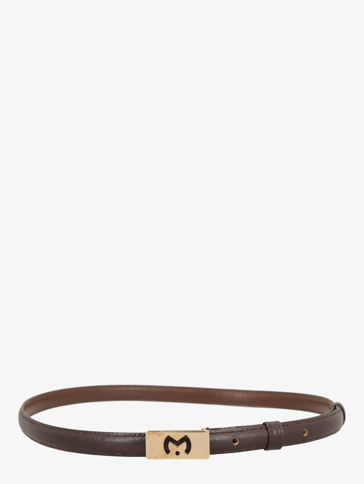 Mila Schön Leather Thin Belt