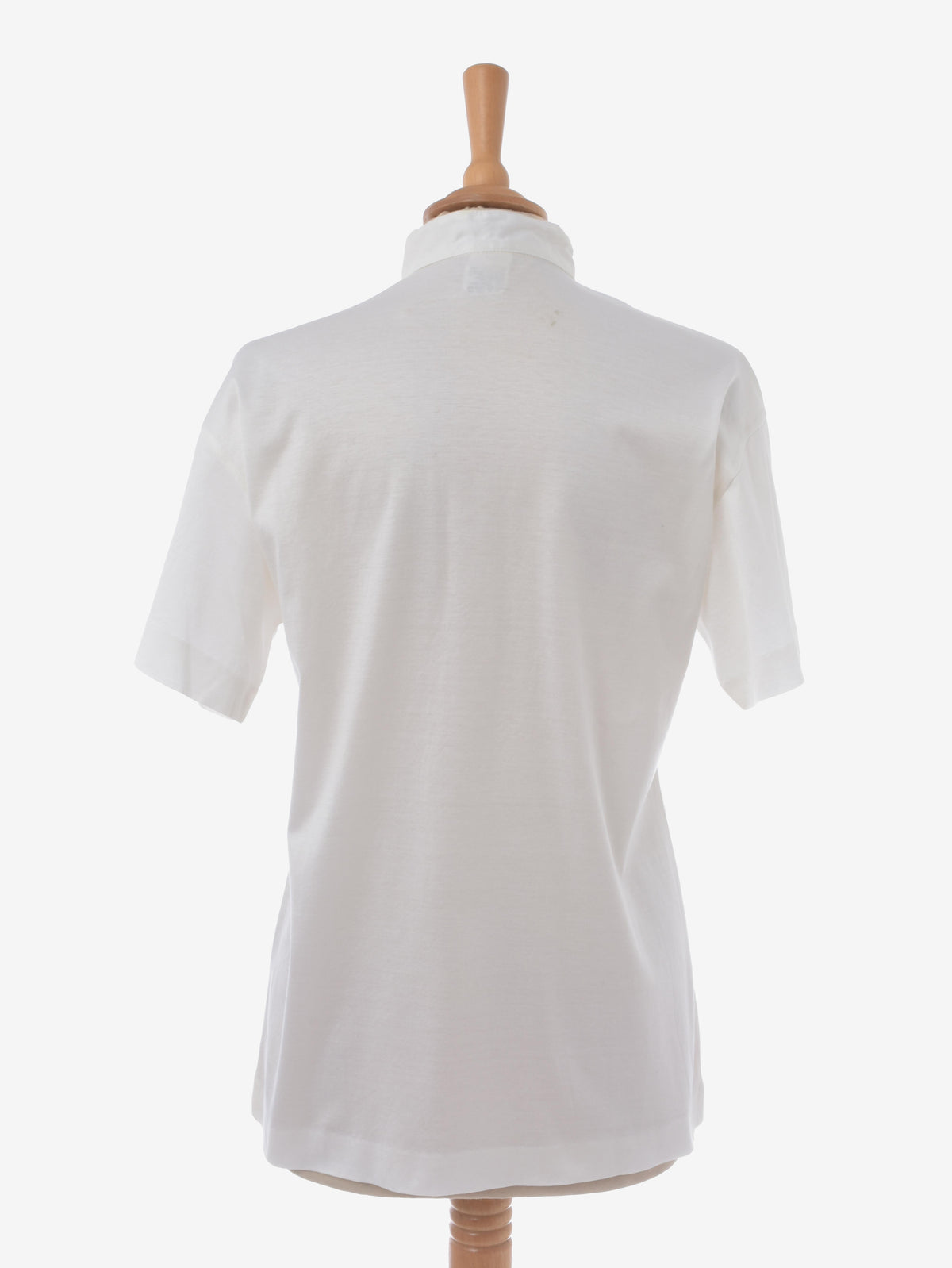 Roberta Di Camerino White Polo Shirt With Printed Pocket W130524.8  Roberta di Camerino 