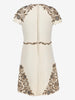 Vintage Couture Mini Dress with 3D Floral Embroidery AR120  Vintage 