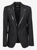 DSQUARED2 Dallas One-Button Blazer in Wool & Silk CVM26.23.212  Dsquared² 