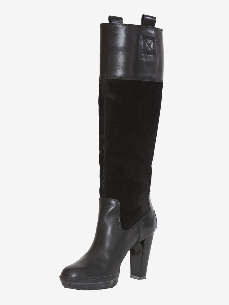 Tod's Black Leather Boot WCV221104137  Tod's 
