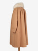 Courrèges Wool Coat With Fur Collar MR120725.11  Courrèges 