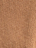 Poncho Y2K Gucci a collo alto color cammello in lana