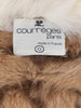 Courrèges Wool Coat With Fur Collar MR120725.11  Courrèges 