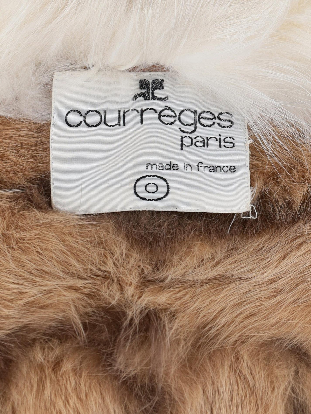 Courrèges Wool Coat With Fur Collar MR120725.11  Courrèges 