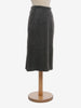 Gianfranco Ferré Midi Suede Skirt - 90s