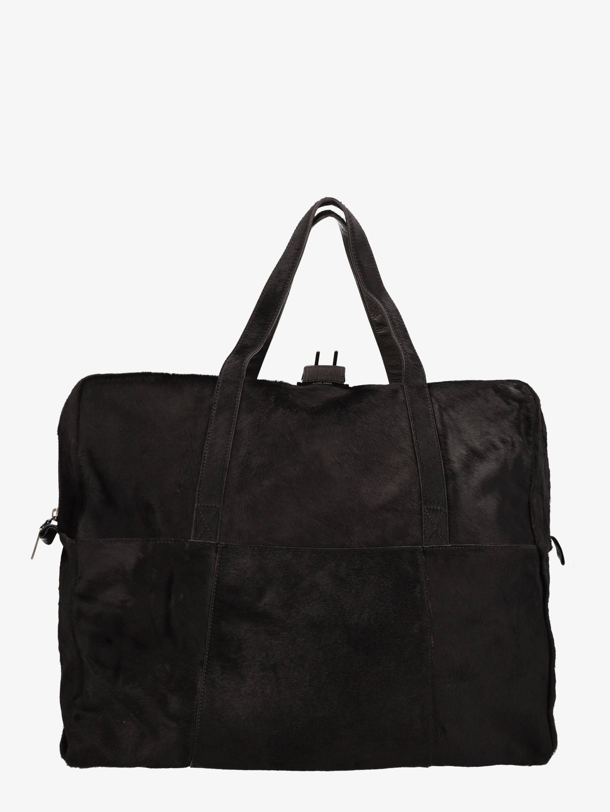 Hugo Boss Black Calf Hair Travel Bag