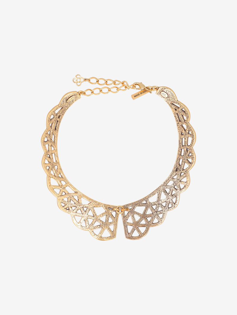 Oscar de la Renta Openwork Necklace W13426.130  Oscar de la Renta 