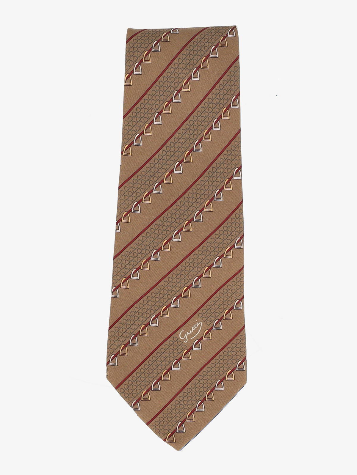 Gucci Horsebit Patterned Tie