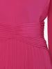 André Laug Pleated Skirt Midi Dress