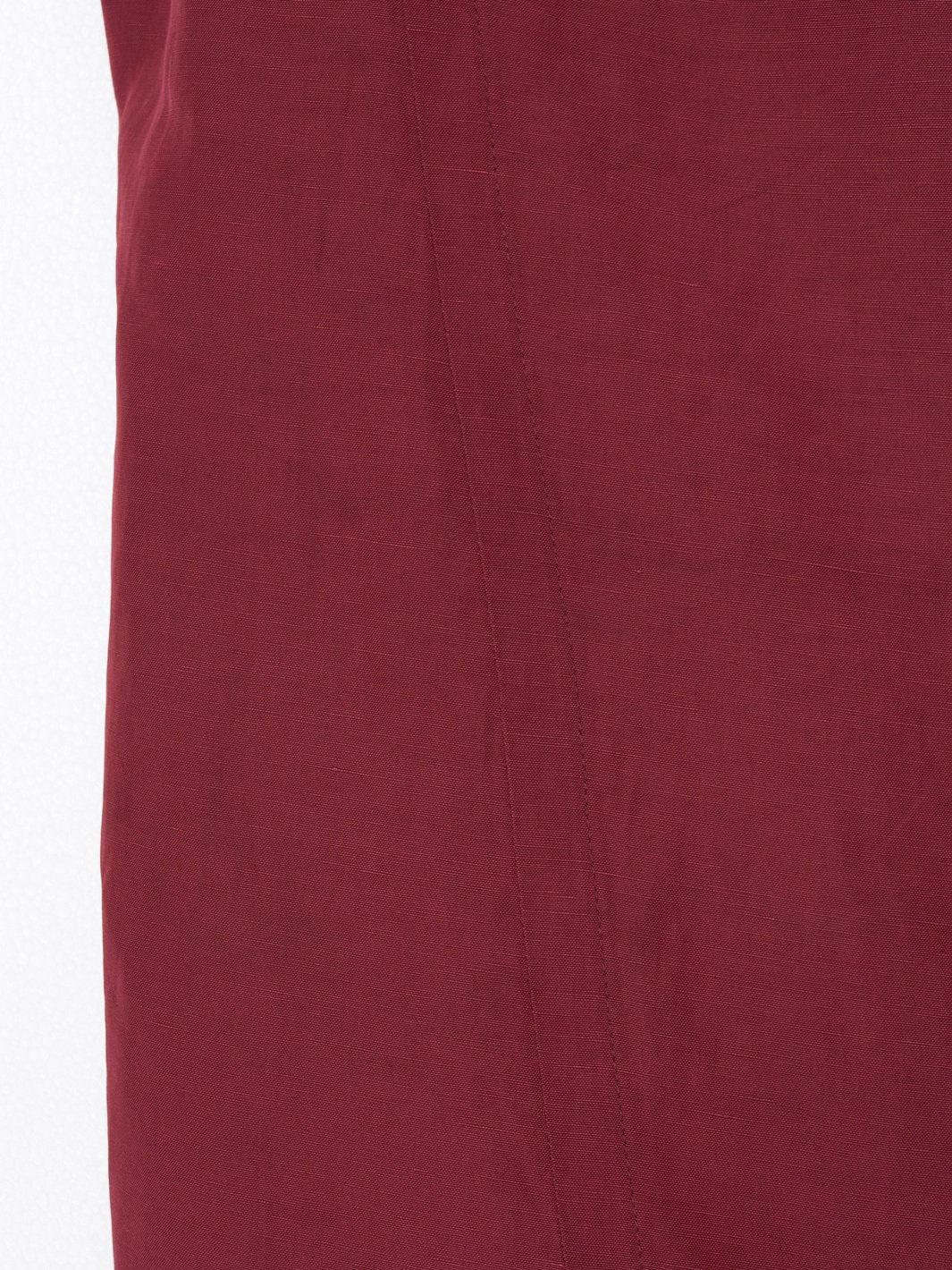 1980s Yves Saint Laurent Rive Gauche burgundy cotton sleeveless top W22051922  YSL 