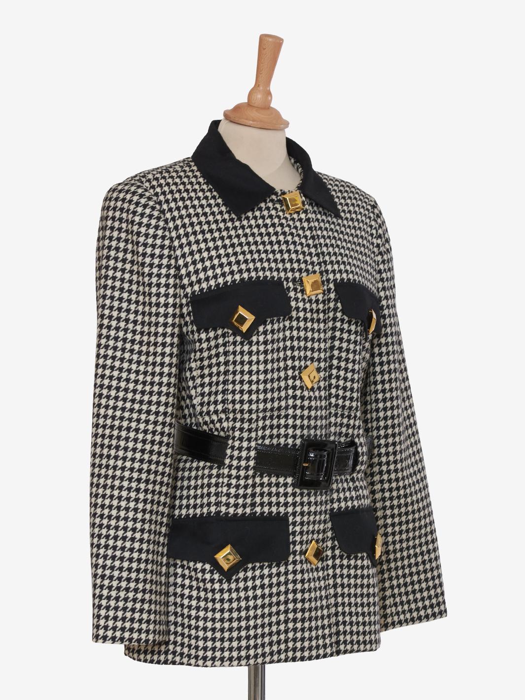 Genny Houndstooth Wool Suit E1001211  Genny 