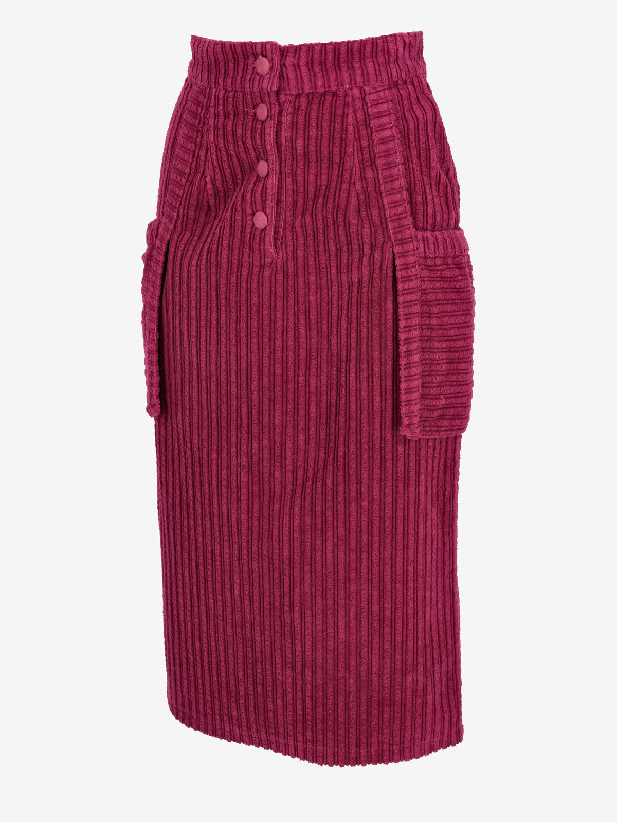 Saint Laurent Skirt in Burgundy Velvet MR120725.59  Yves Saint Laurent 