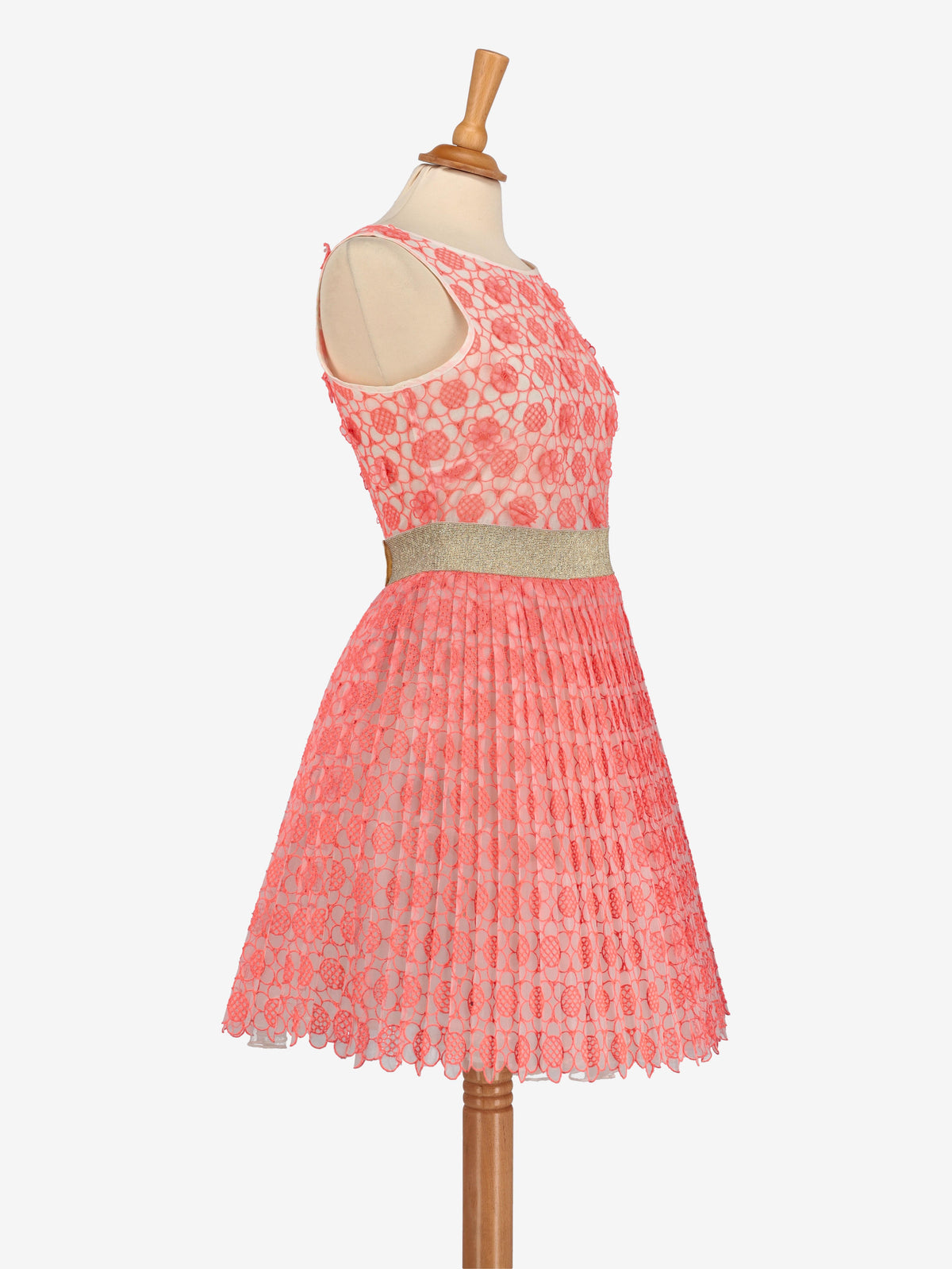 Vintage Fluo Flowered Dress