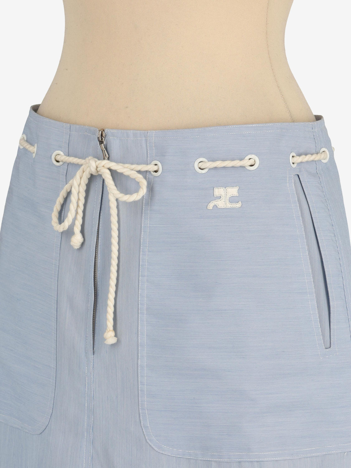 Courrèges Skirt With Drawstrings MR120725.39  Courrèges 