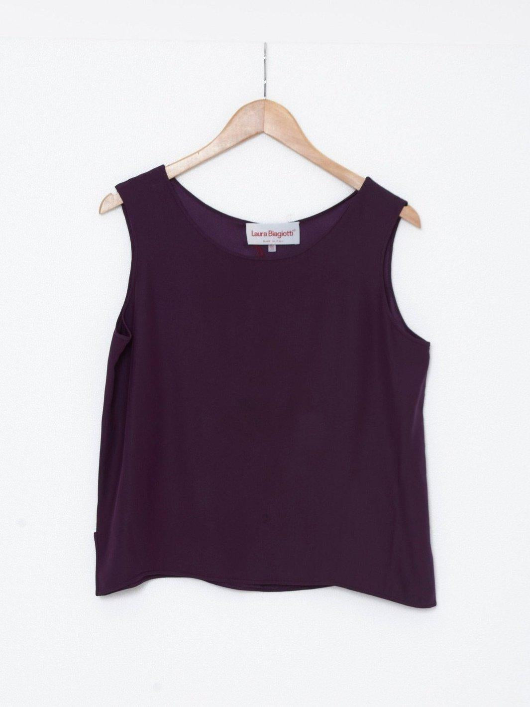 Laura Biagiotti Purple Top W22070614  Laura Biagiotti 