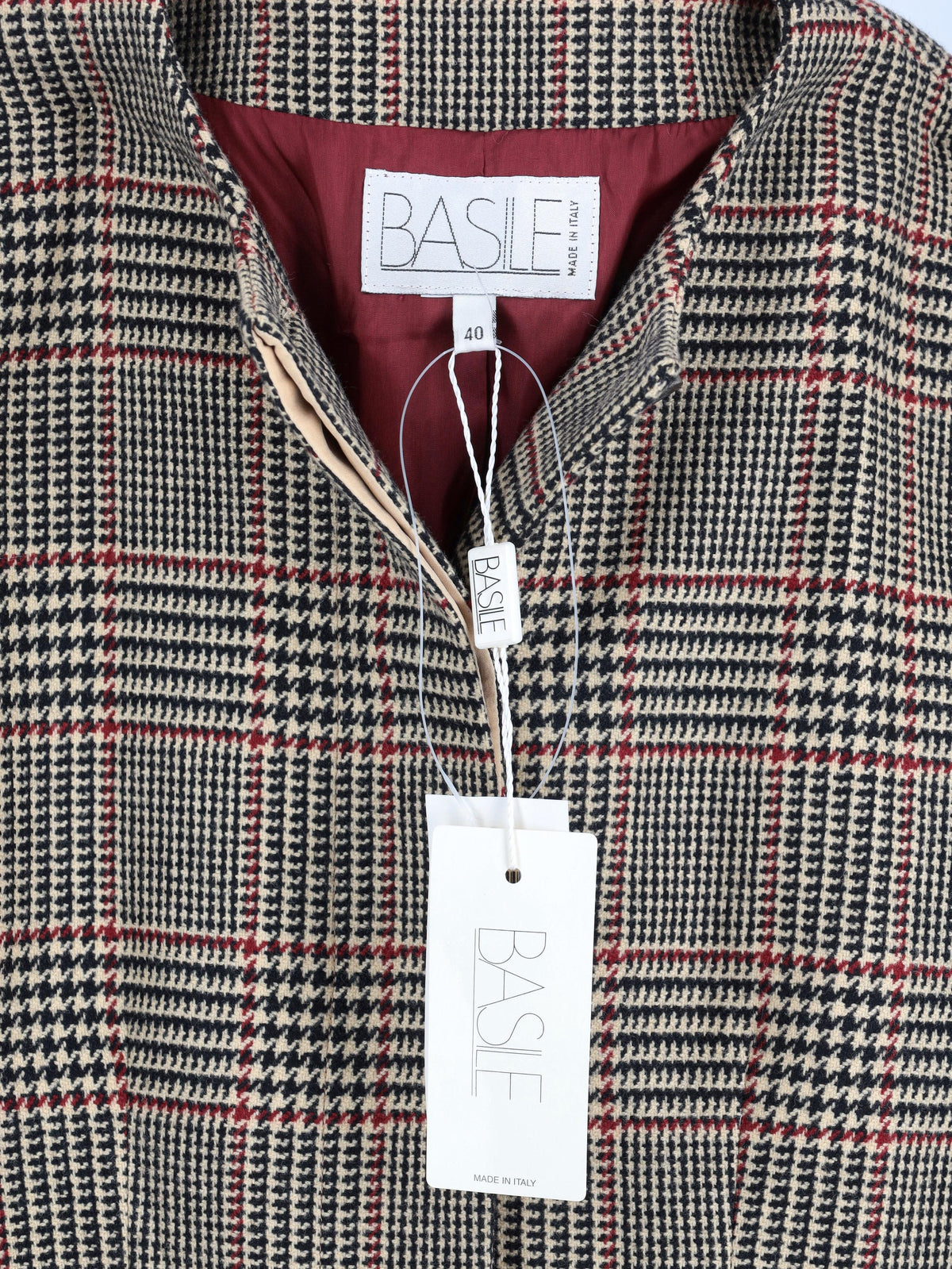 Basile Tartan Pattern Jacket W2511.116.10  Basile 