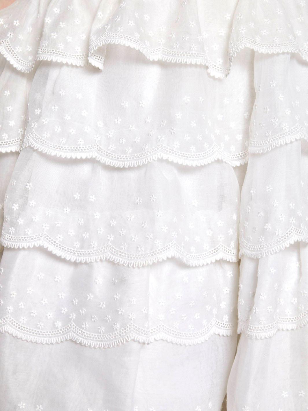 Vintage 1950s Curiel White Dress with Red Belt B1603622  Curiel 