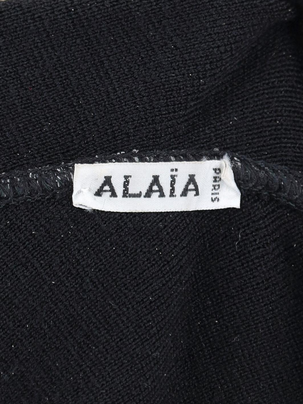 Alaïa Wool Hourglass Dress DM10043125  Alaïa 