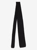 Hermès Black Knitted Wool Tie W24626.6  Hermès 