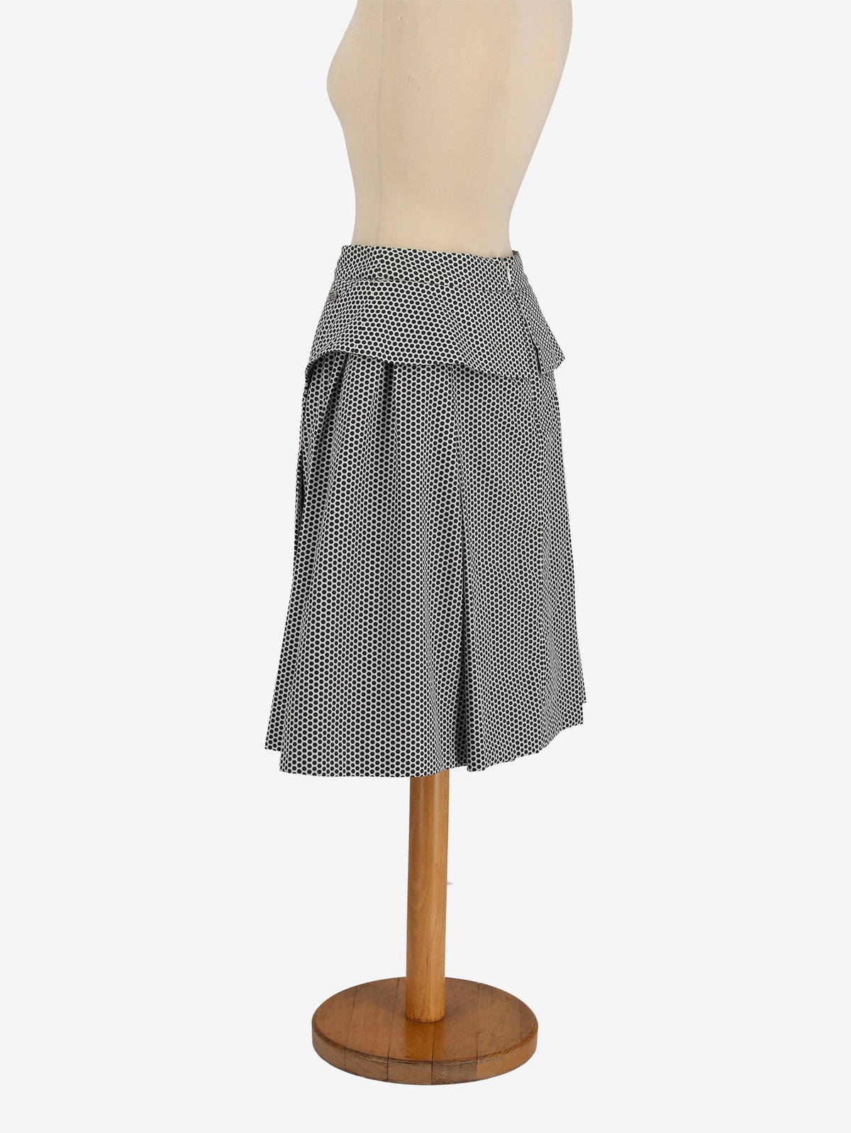 Chanel Polka Dot Midi Skirt