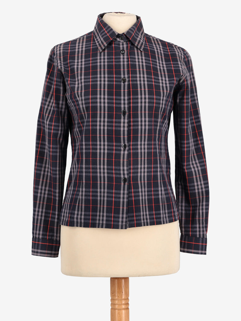 Burberry Blue Check Shirt W24121236  Burberry 