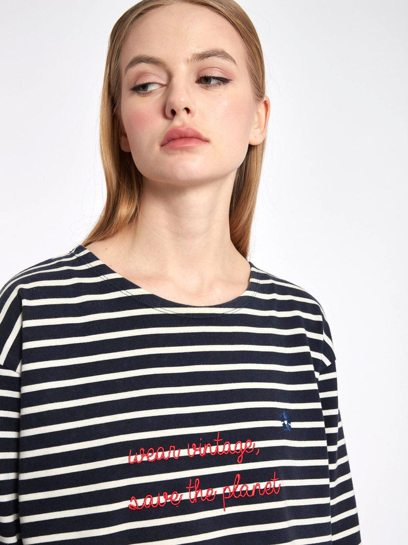 1990s Long-sleeved marinière shirt customised by Cavalli e Nastri 0503221N  Cavalli e Nastri 