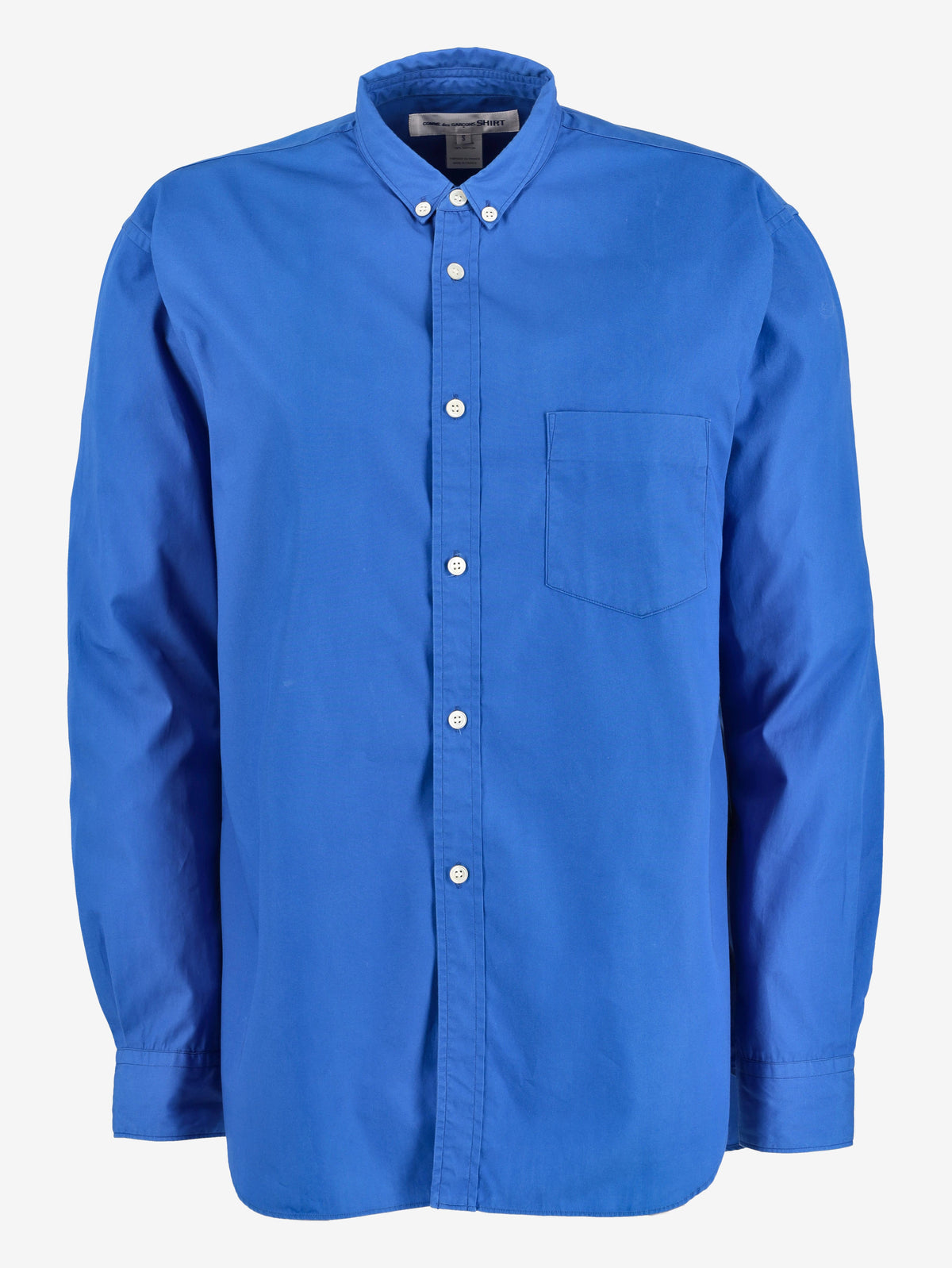 Comme Des Garçons Blue Shirt