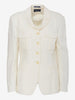 Vintage white viscose jacket