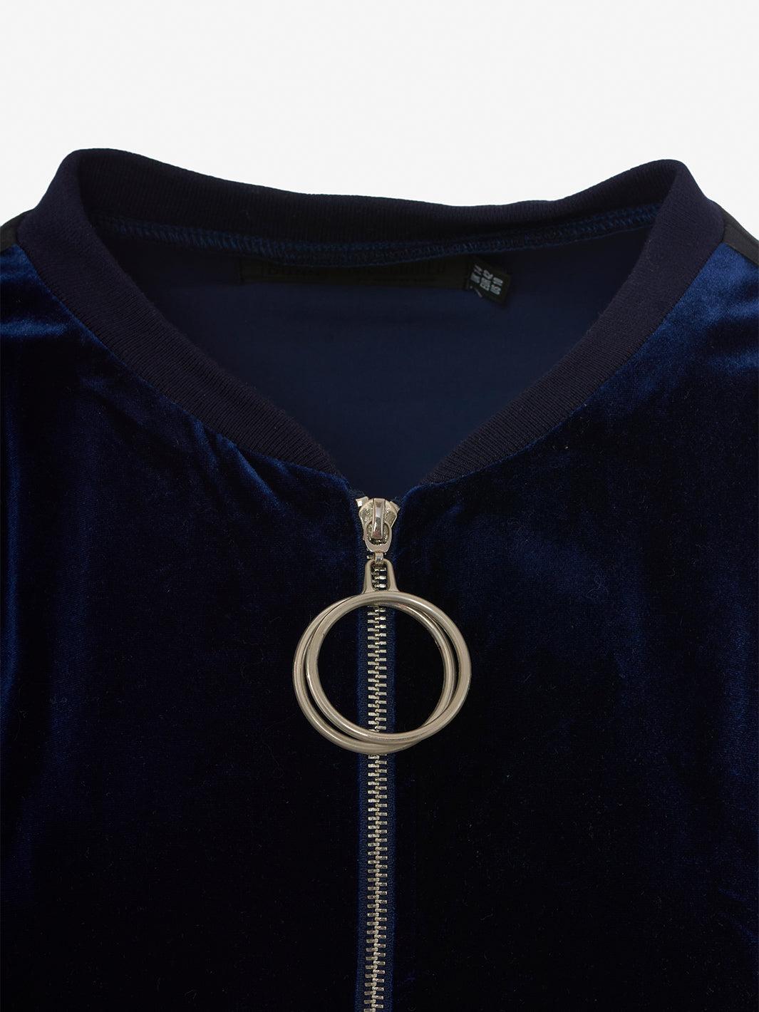 Missguided long-sleeved sweatshirt in blue chenille CVM22.81.26  Missguided 