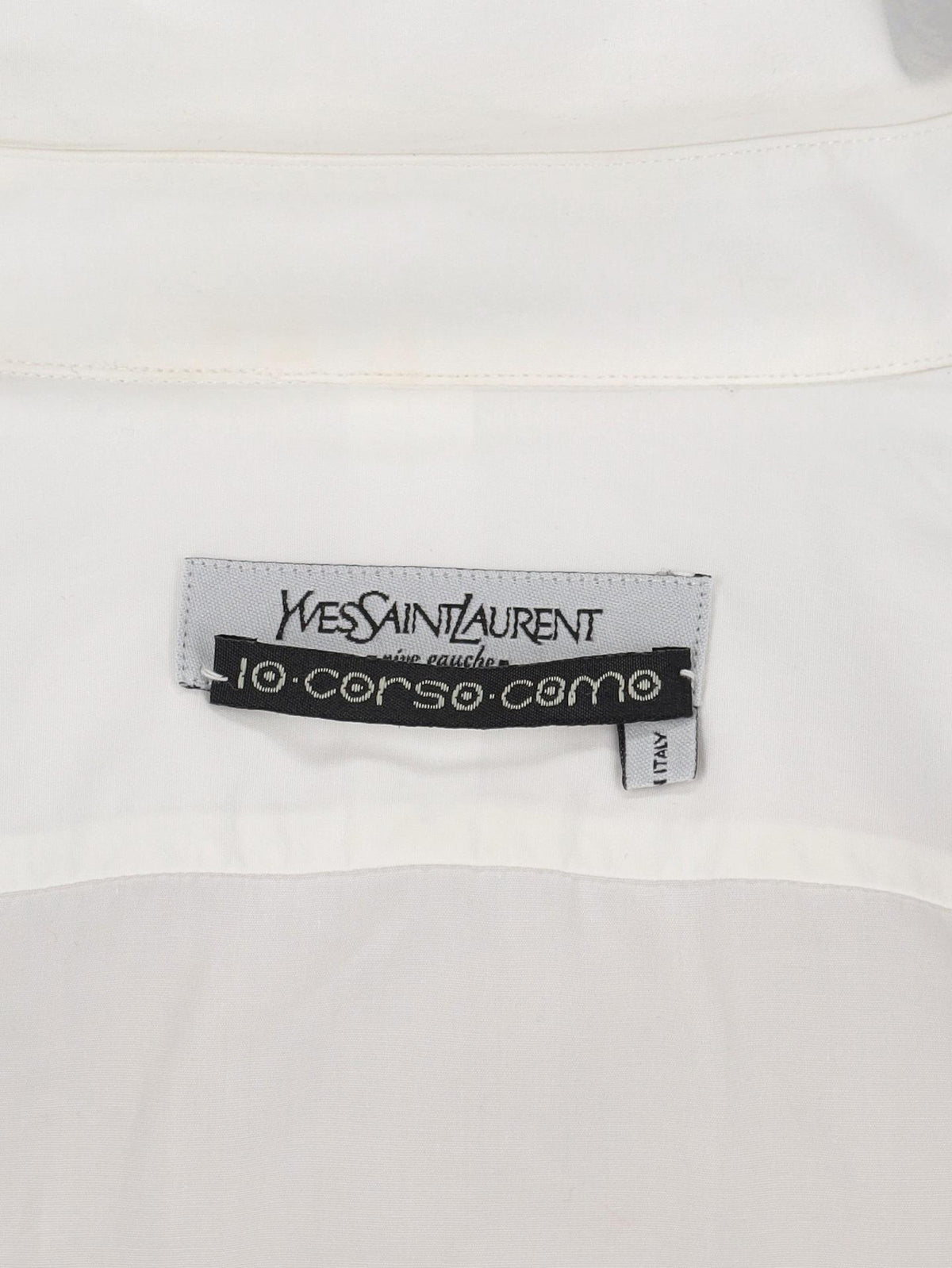 Yves Saint Laurent White Cotton Shirt WCV250825.05  Yves Saint Laurent 