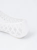 2010 American Apparel white open toe rubber ballet flats W22051940  American Apparel 