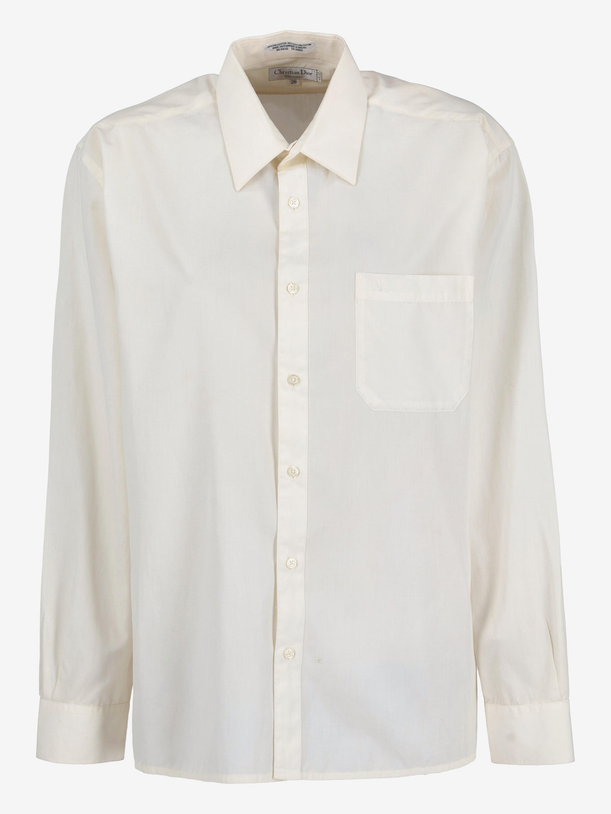 Christian Dior Cream White Shirt MU250527.80  Dior 