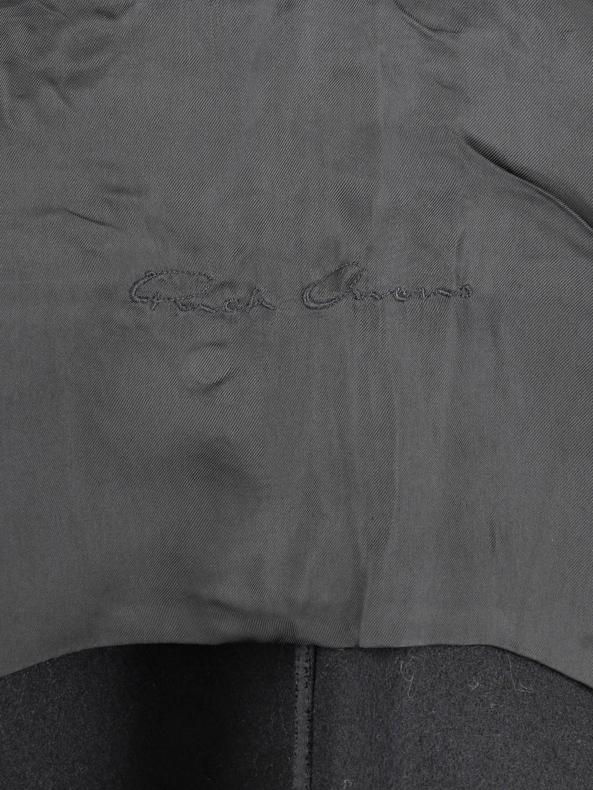 Rick Owens Black Wool Coat RM290925.72  Rick Owens 