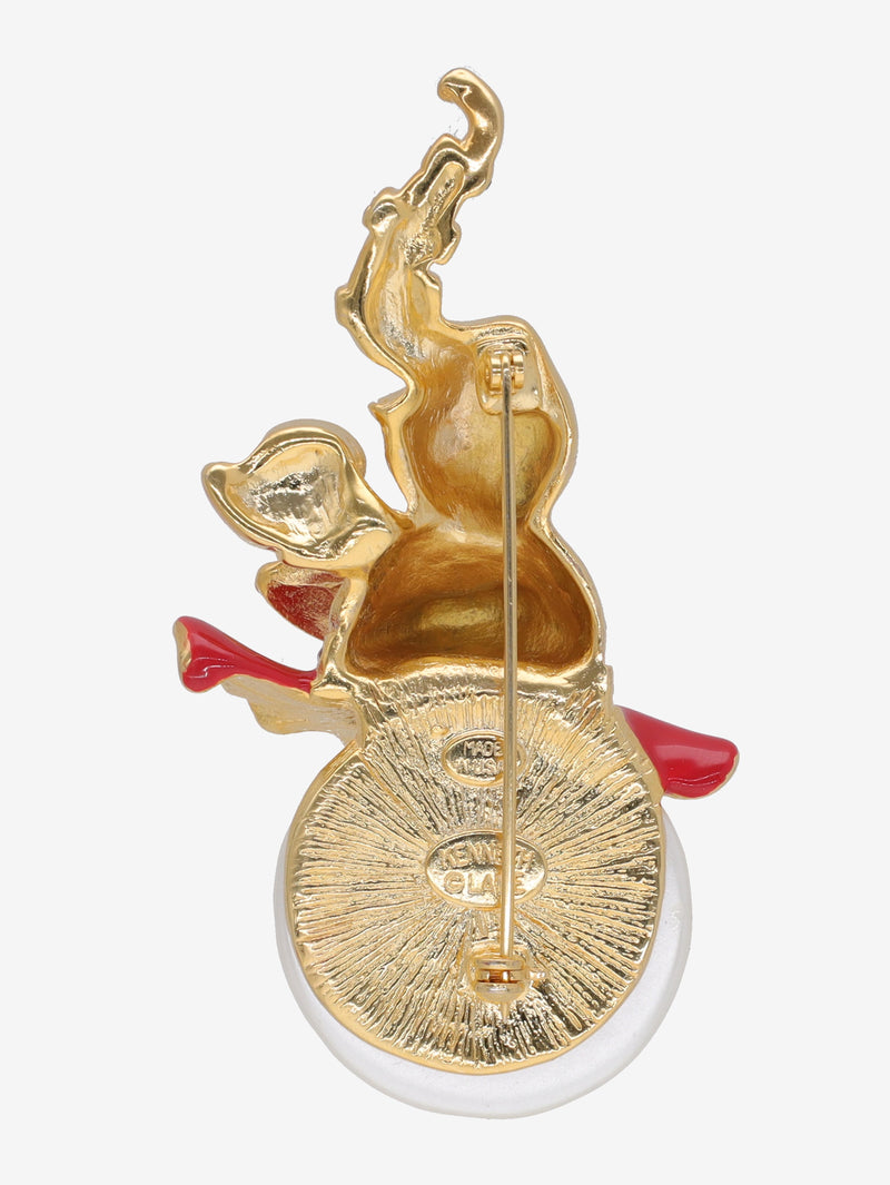 Kenneth Jay Lane Juggling Elephant Brooch CVR24.1.161  Kenneth Jay Lane 