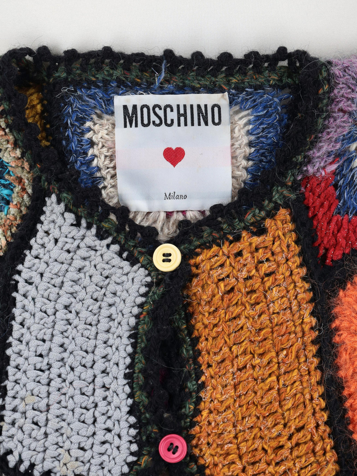 Moschino Multicoloured Crochet Cardigan W02122025.11  Moschino 