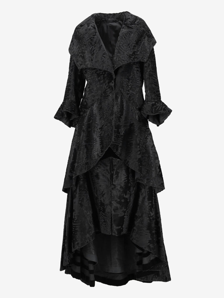 Vintage Black Velvet Suit