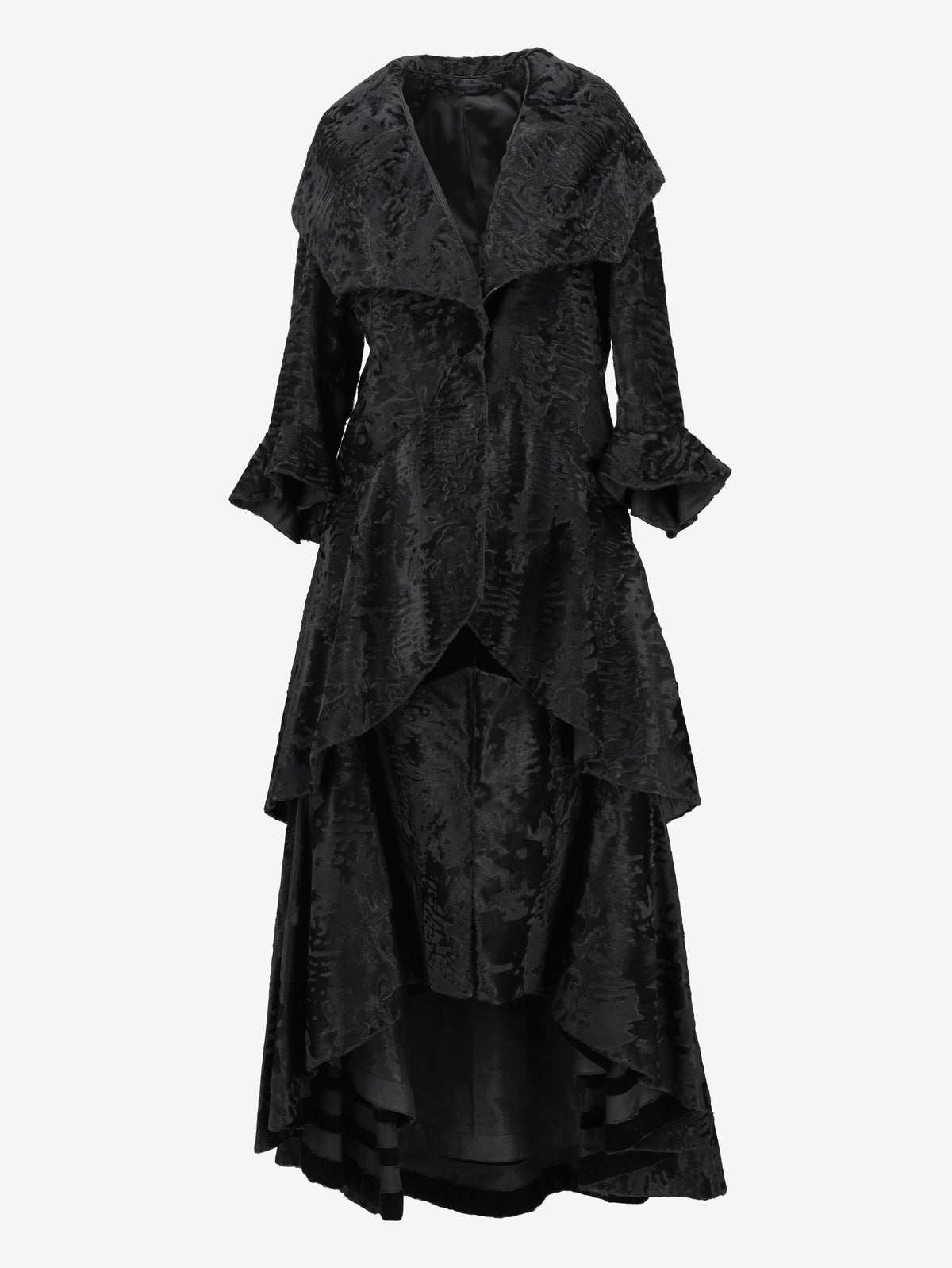 Vintage Black Velvet Suit