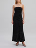 Vintage Suede Maxi Dress with Gem Embellishments W27526.3  Vintage 