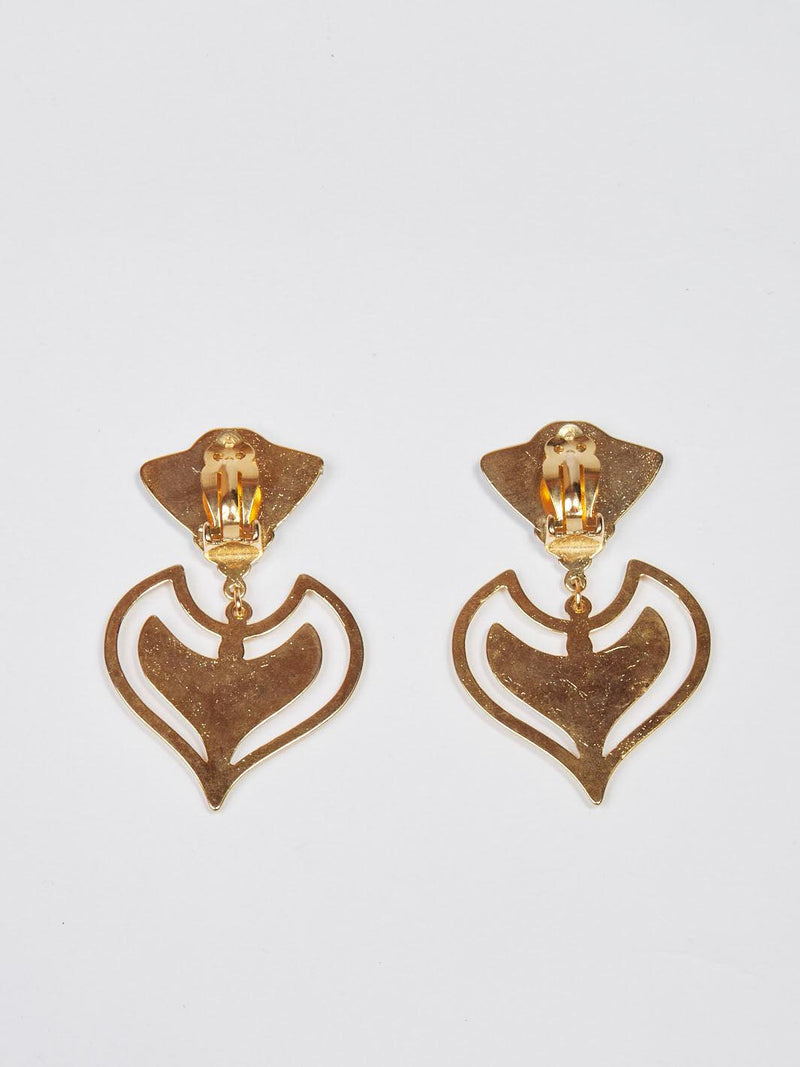Nina Ricci fox face dangle earrings W22033015  Nina Ricci 