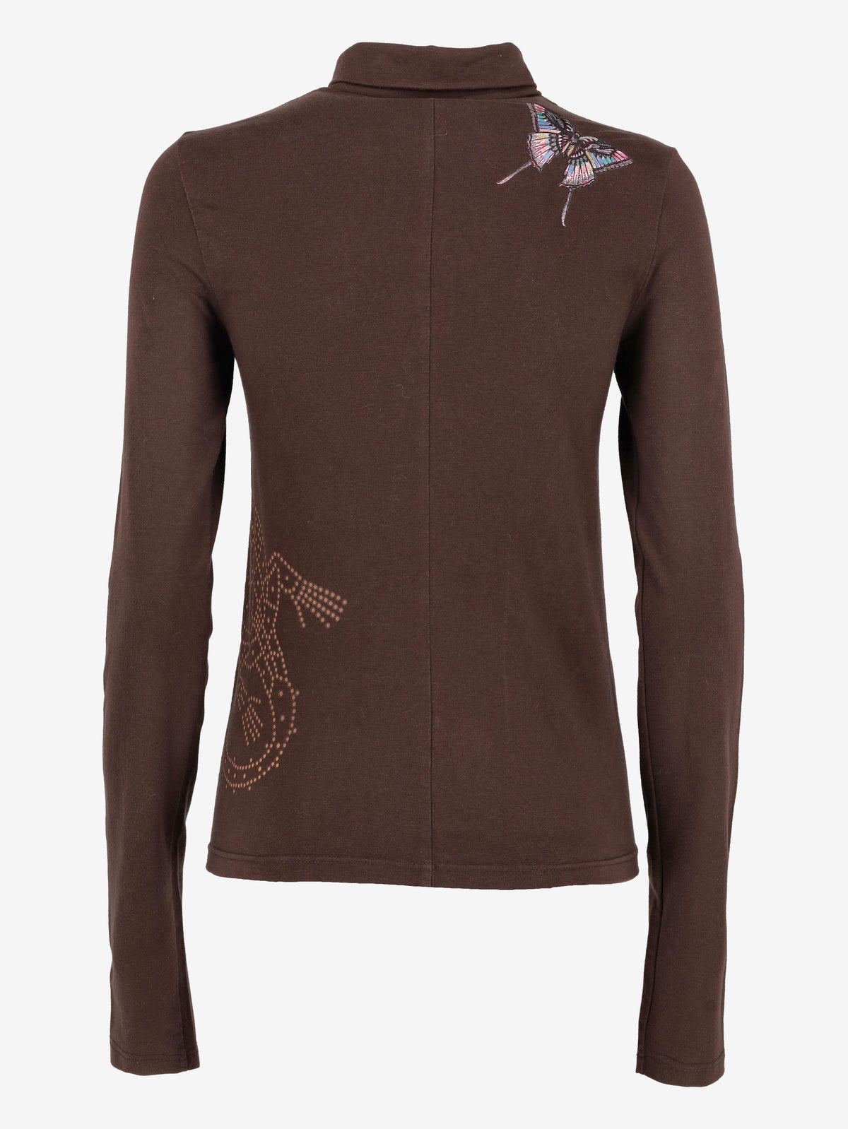Just Cavalli Turtle Neck Animals Print Shirt W24121253.3  Just Cavalli 