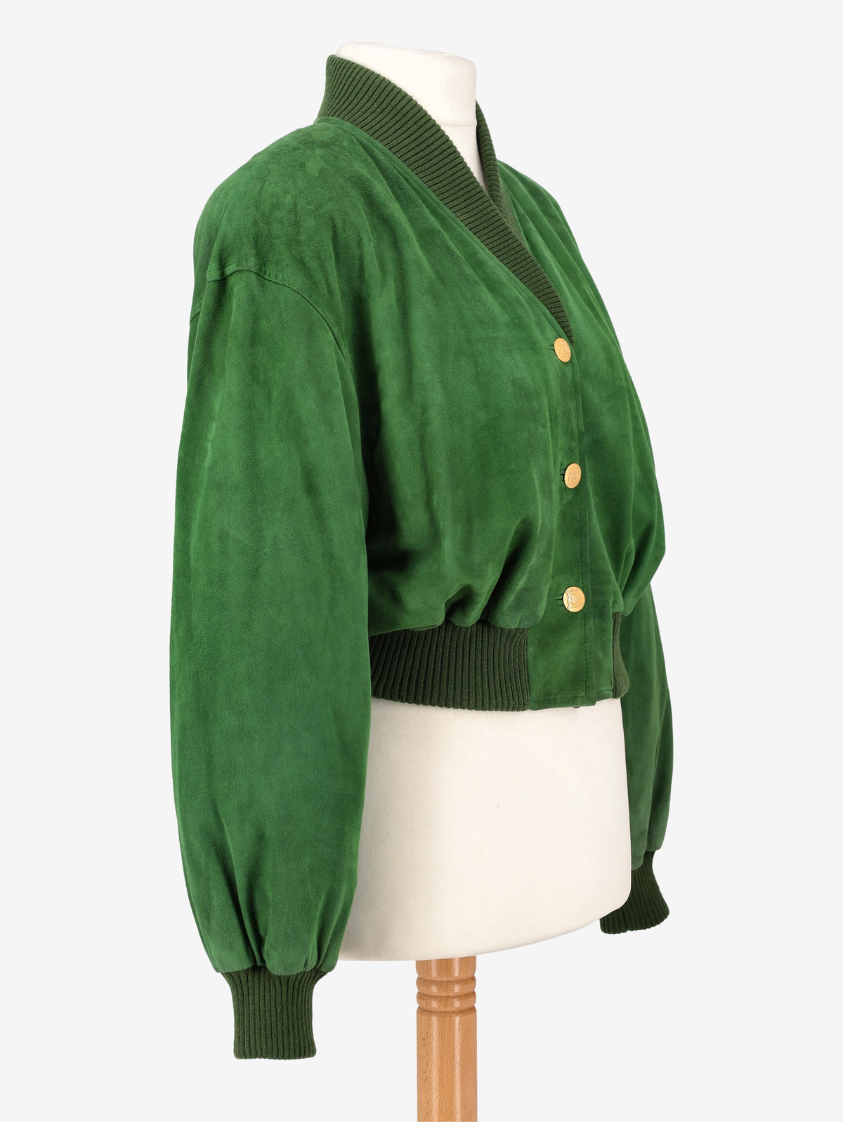 Trussardi Green Suede Jacket