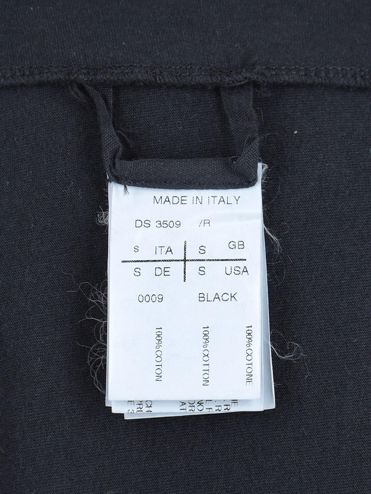 Rick Owens DRKSHDW One Shoulder Asymmetrical Dress in Black Cotton RM300625.56  Drkshdw - Rick Ownes 